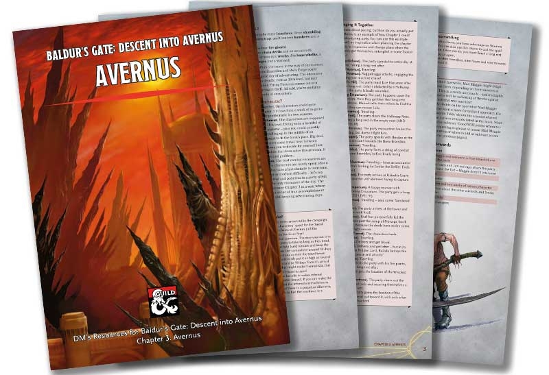 Avernus - a Baldur's Gate: Descent into Avernus DM's Resource