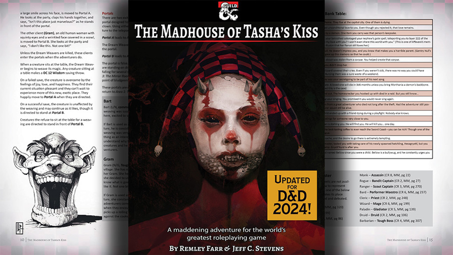 The Madhouse of Tasha's Kiss - 2024 Adventure - Dungeon Masters